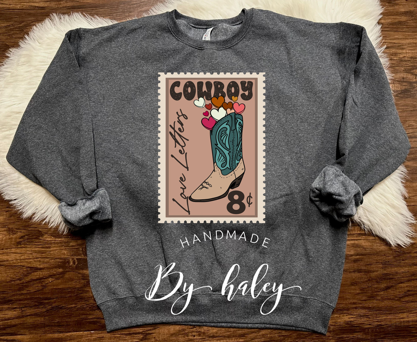 Cowboy Love Letter Crewneck