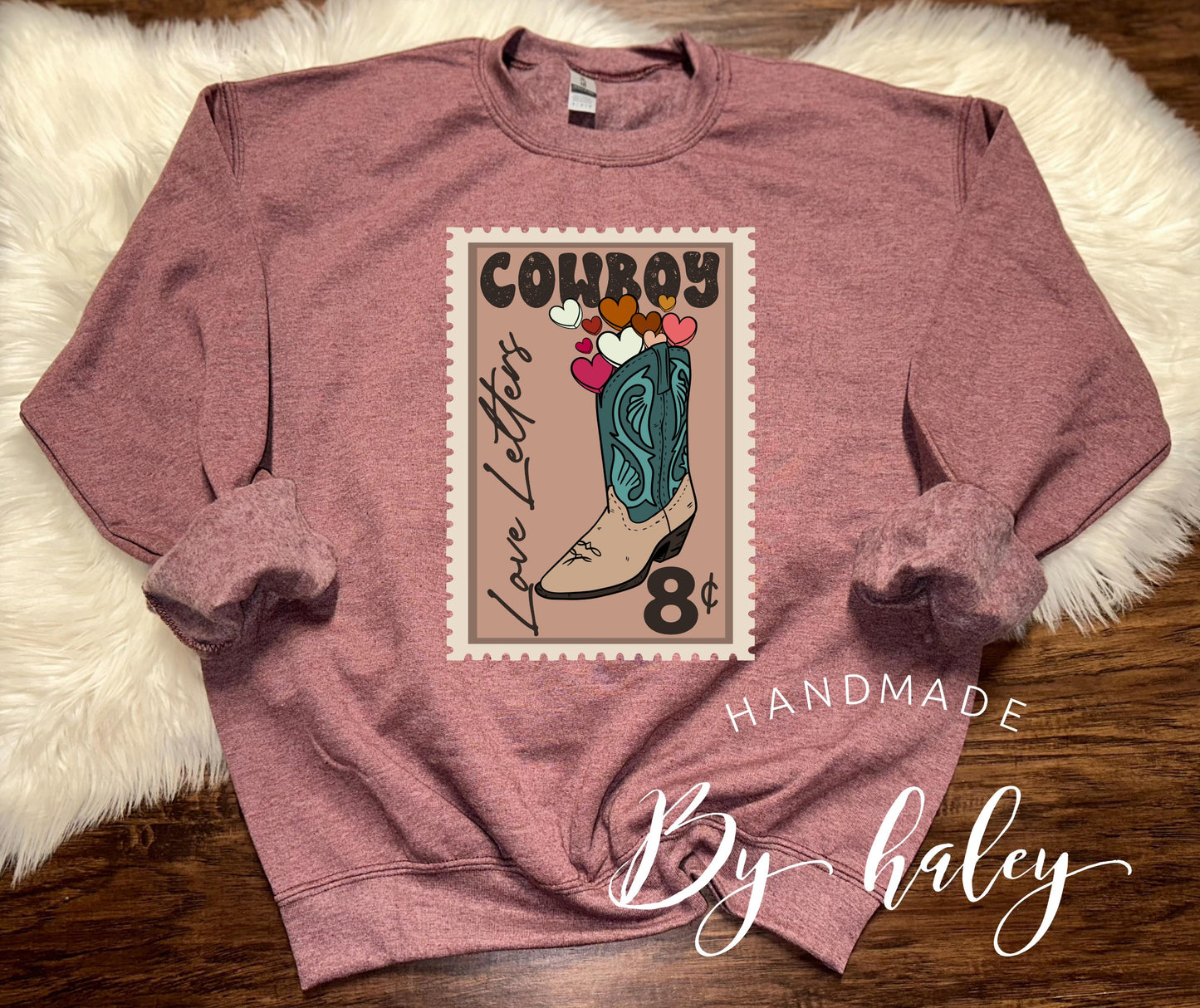 Cowboy Love Letter Crewneck