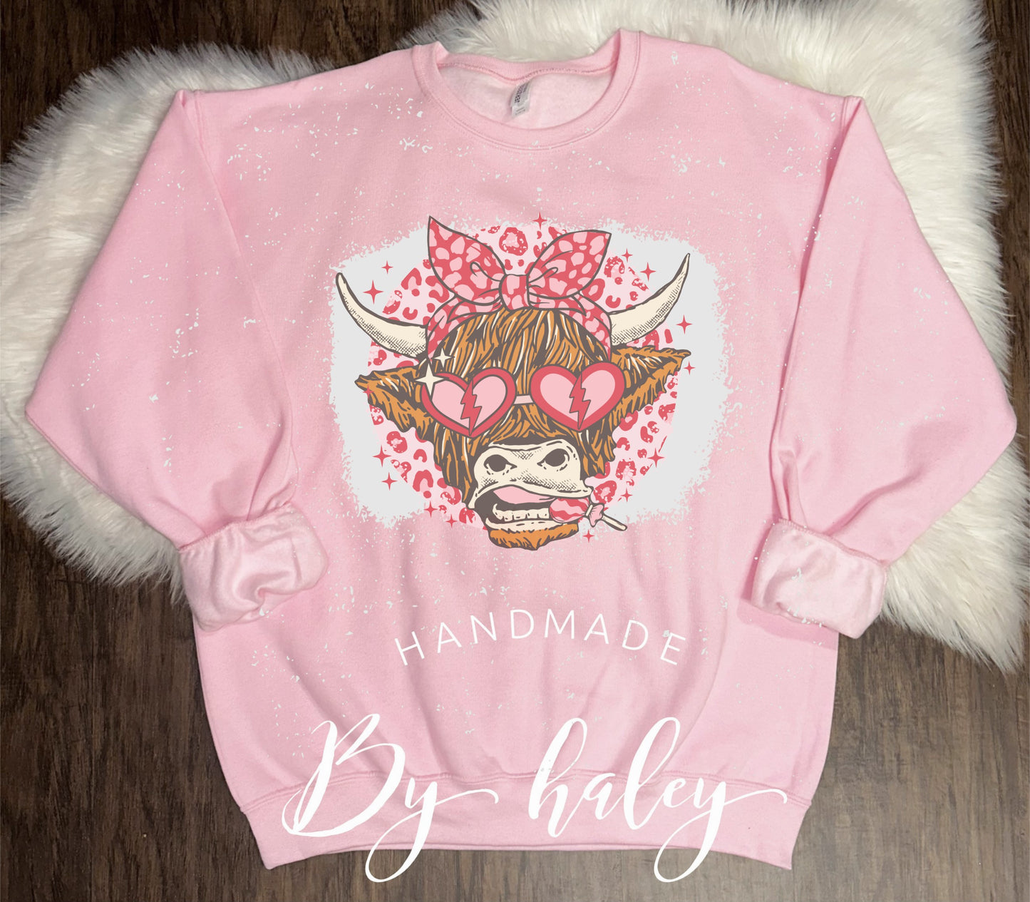 Bleached Cow Crewneck