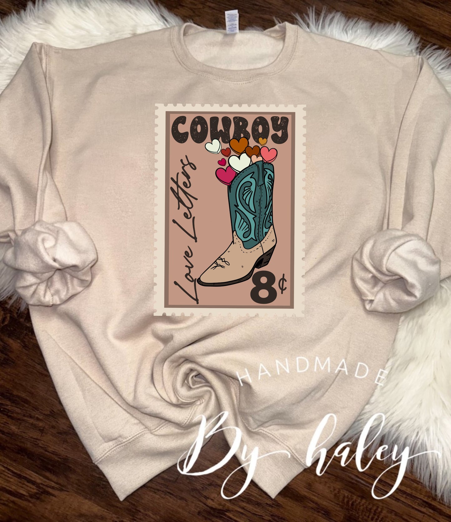 Cowboy Love Letter Crewneck