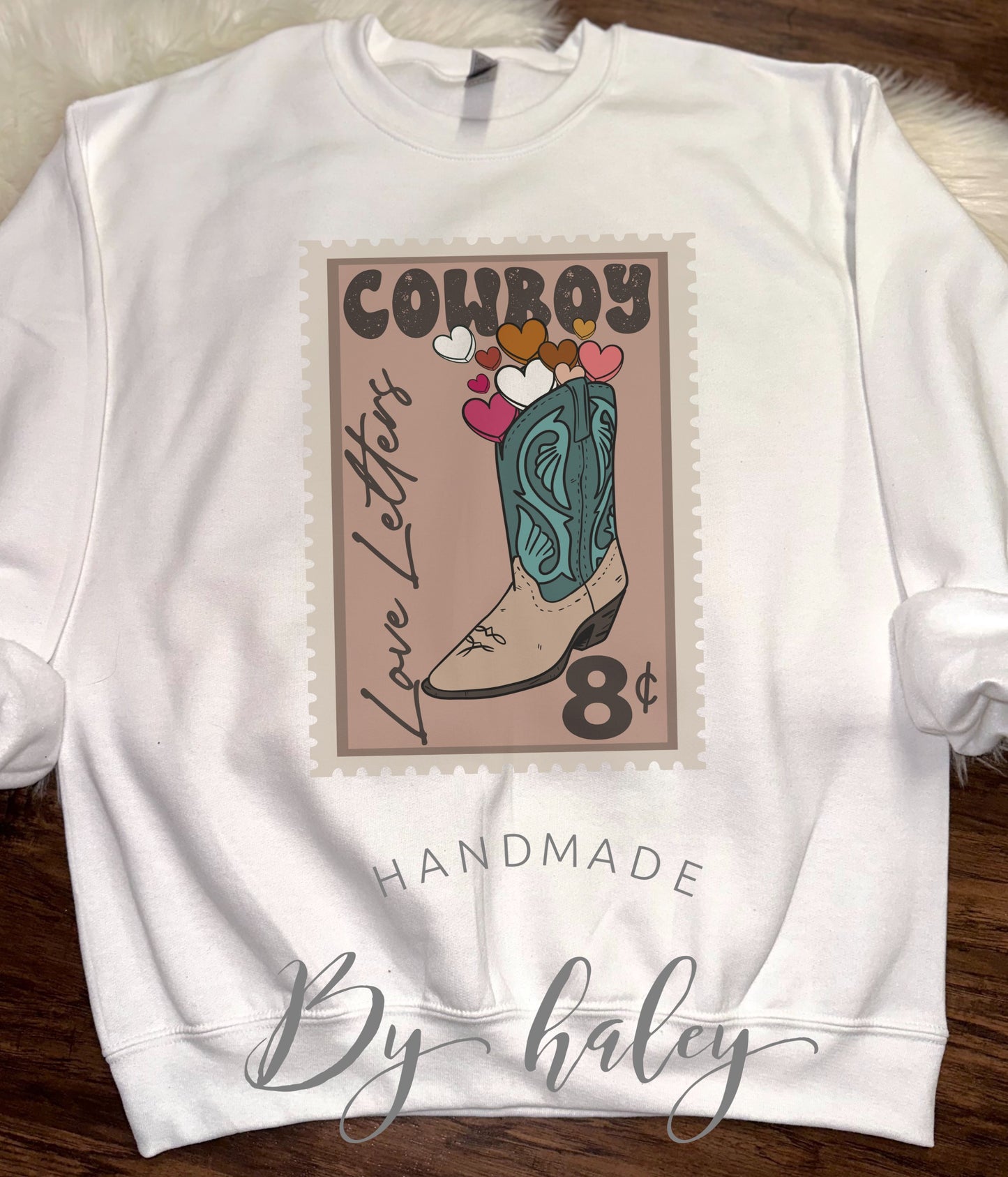 Cowboy Love Letter Crewneck