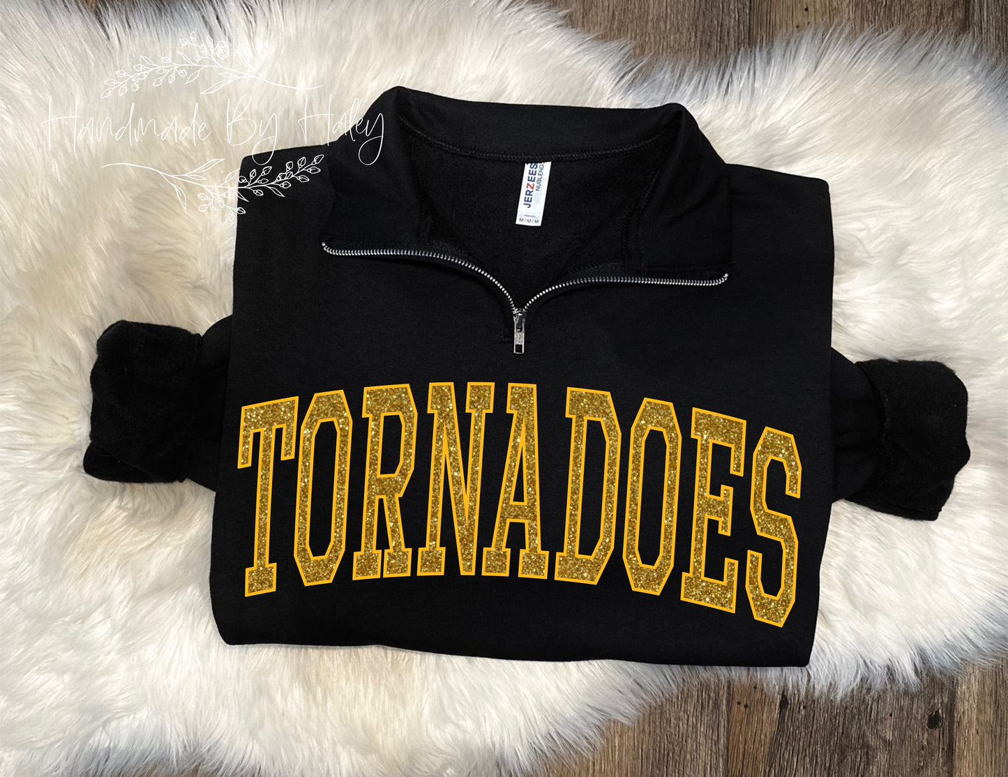 Glitter Tornadoes Quarter Zip