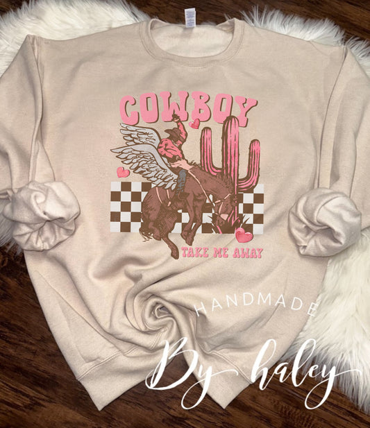 Cowboy Valentine Crewneck