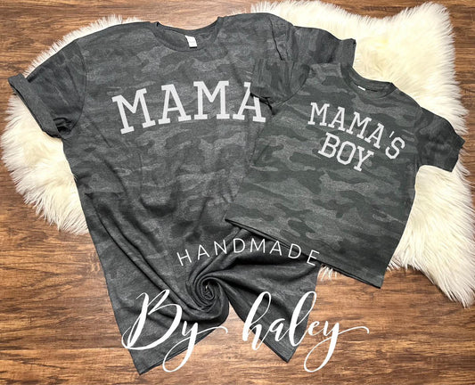 Boy Mama/Mama's Boy Camo T-Shirt