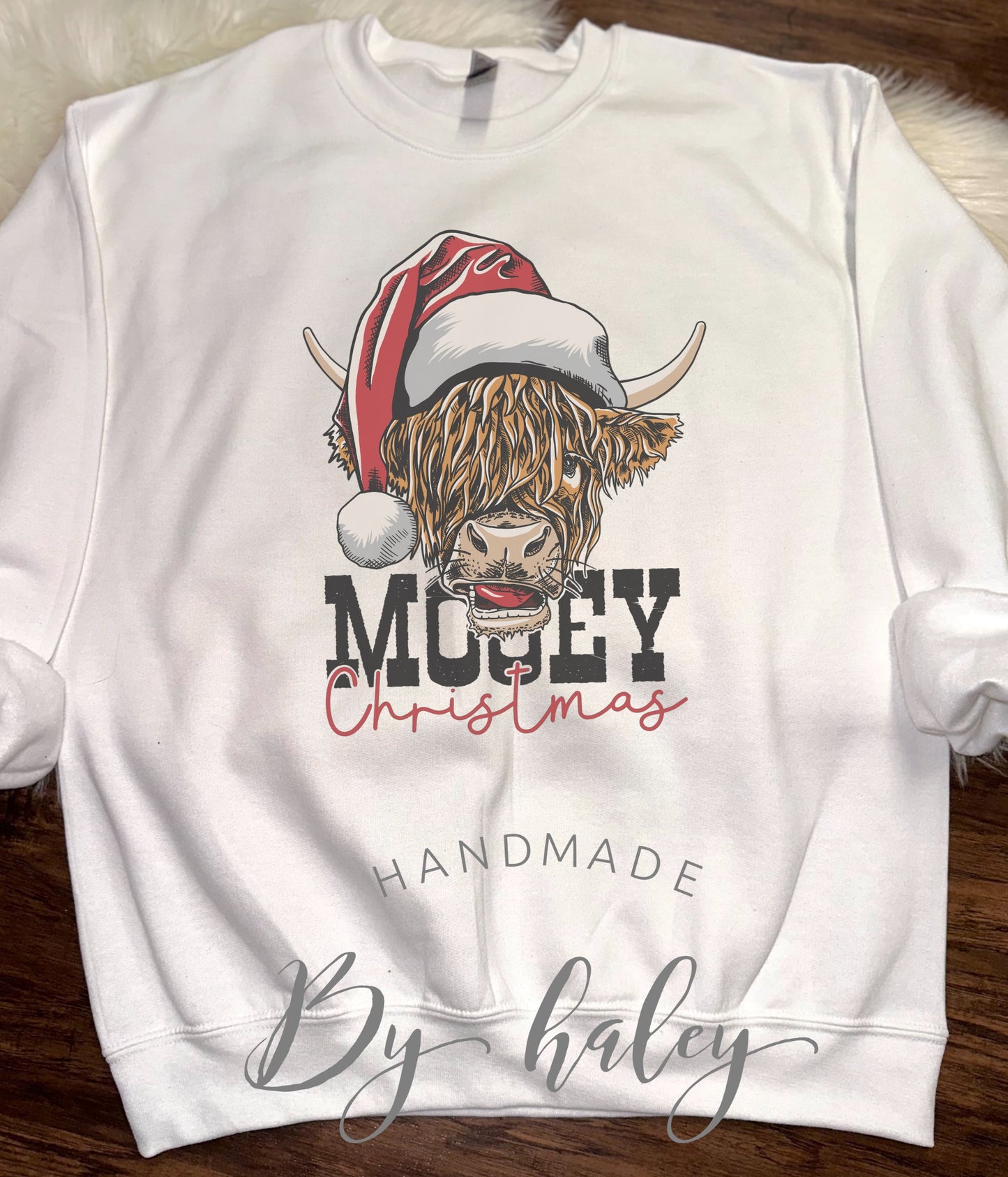 Mooey Christmas Cow Crewneck