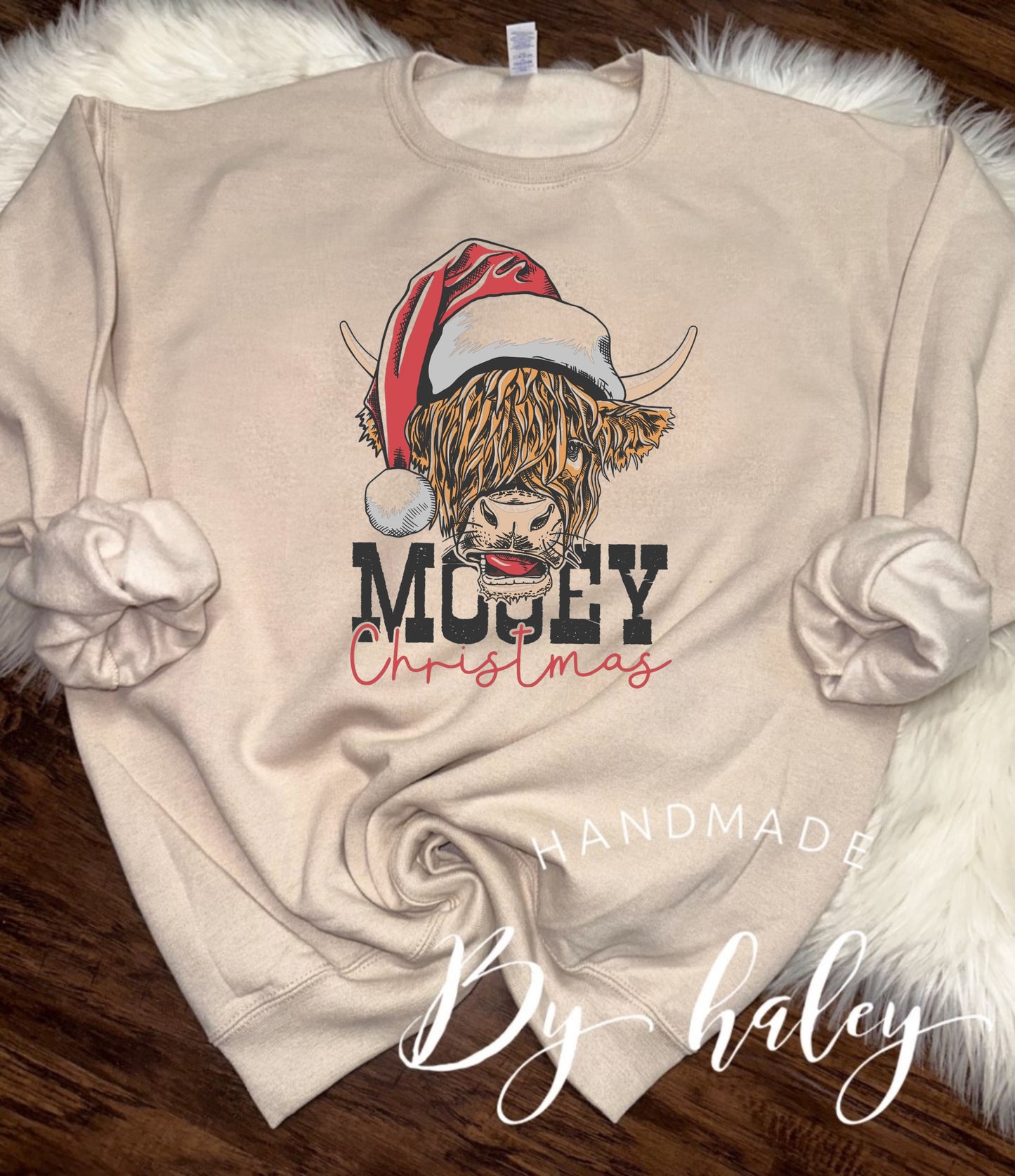 Mooey Christmas Cow Crewneck