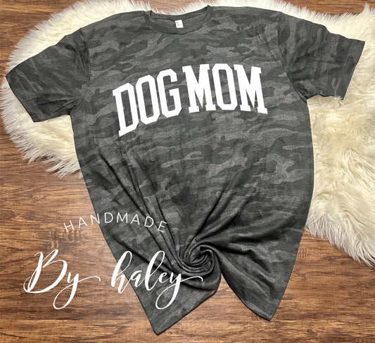 Camo Dog Mom T-Shirt