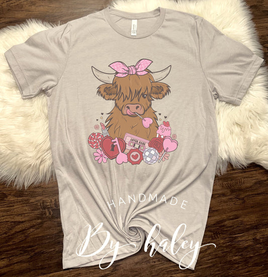 Valentine Cow T-Shirt