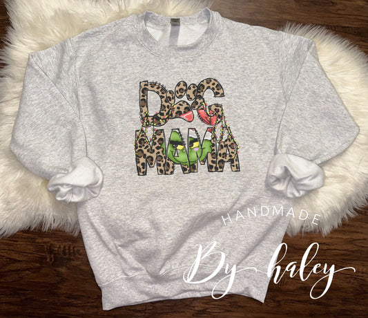 Dog Mama Christmas Crewneck