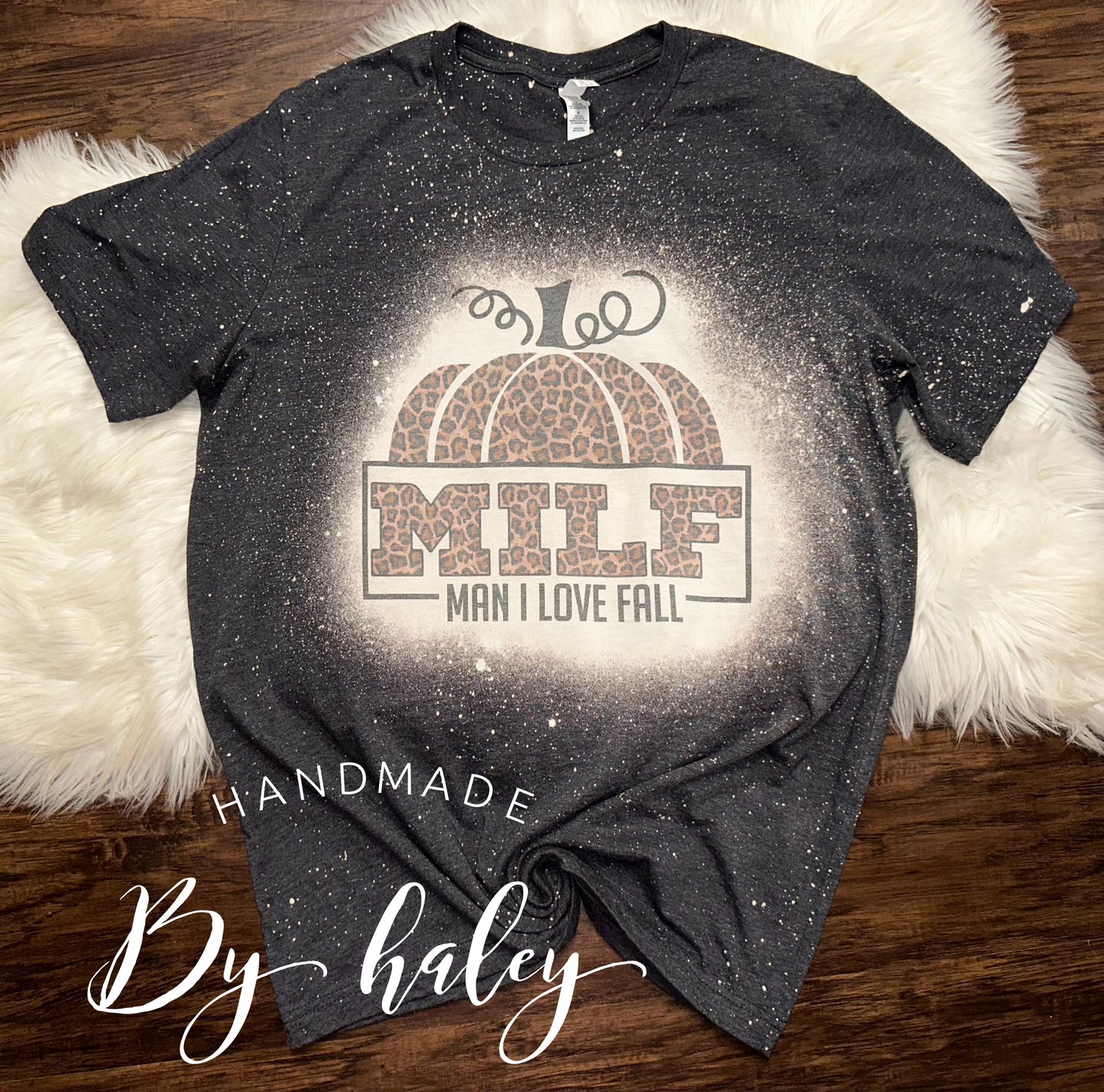 Bleached Milf Leopard Pumpkin T-Shirt