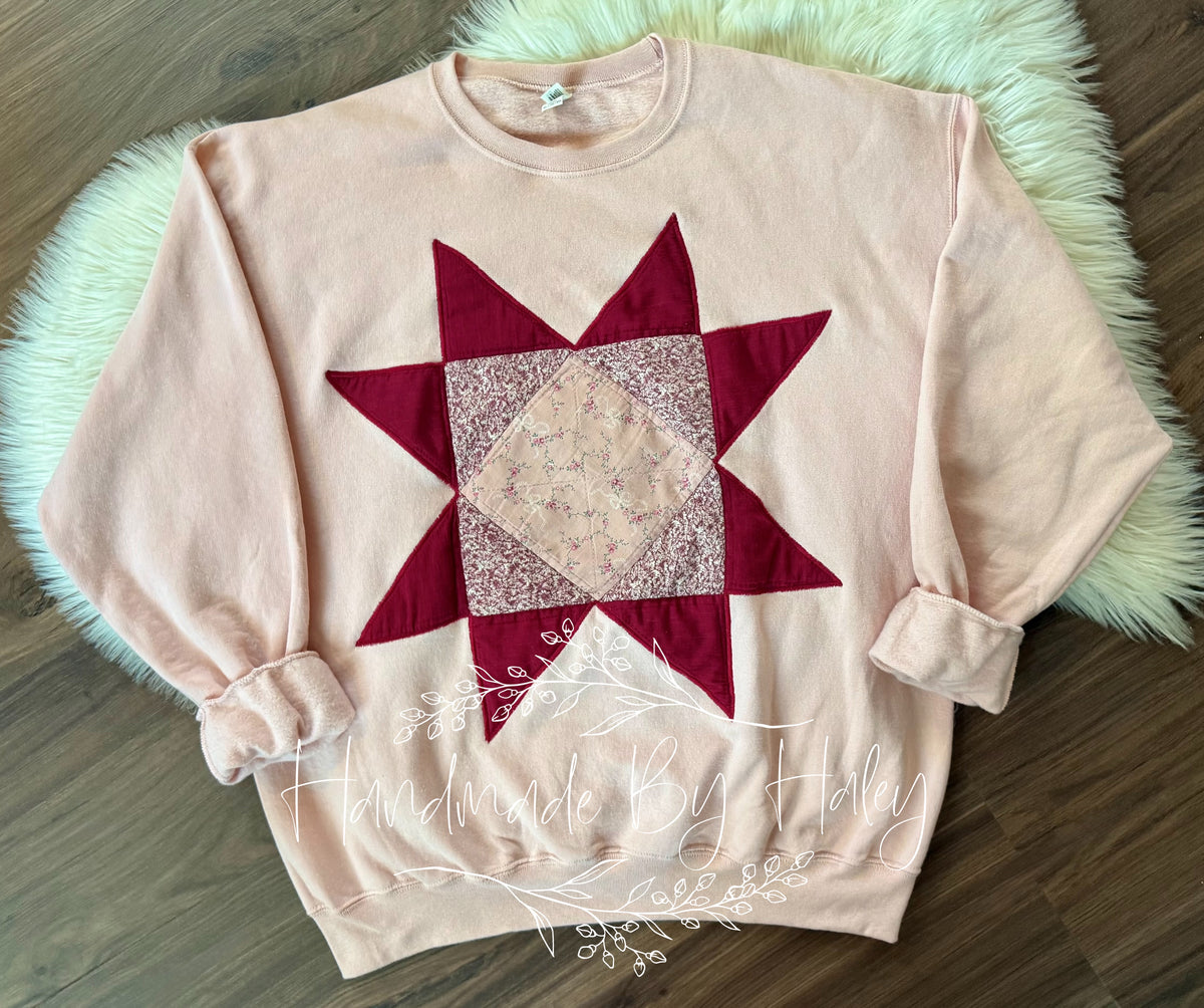 XL Quilt Star Crewneck
