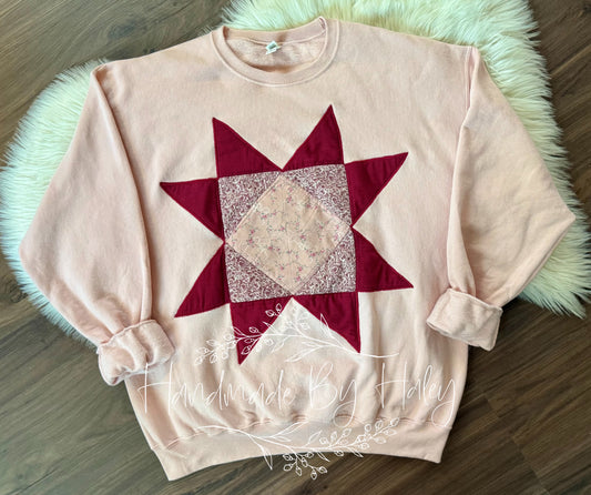 XL Quilt Star Crewneck