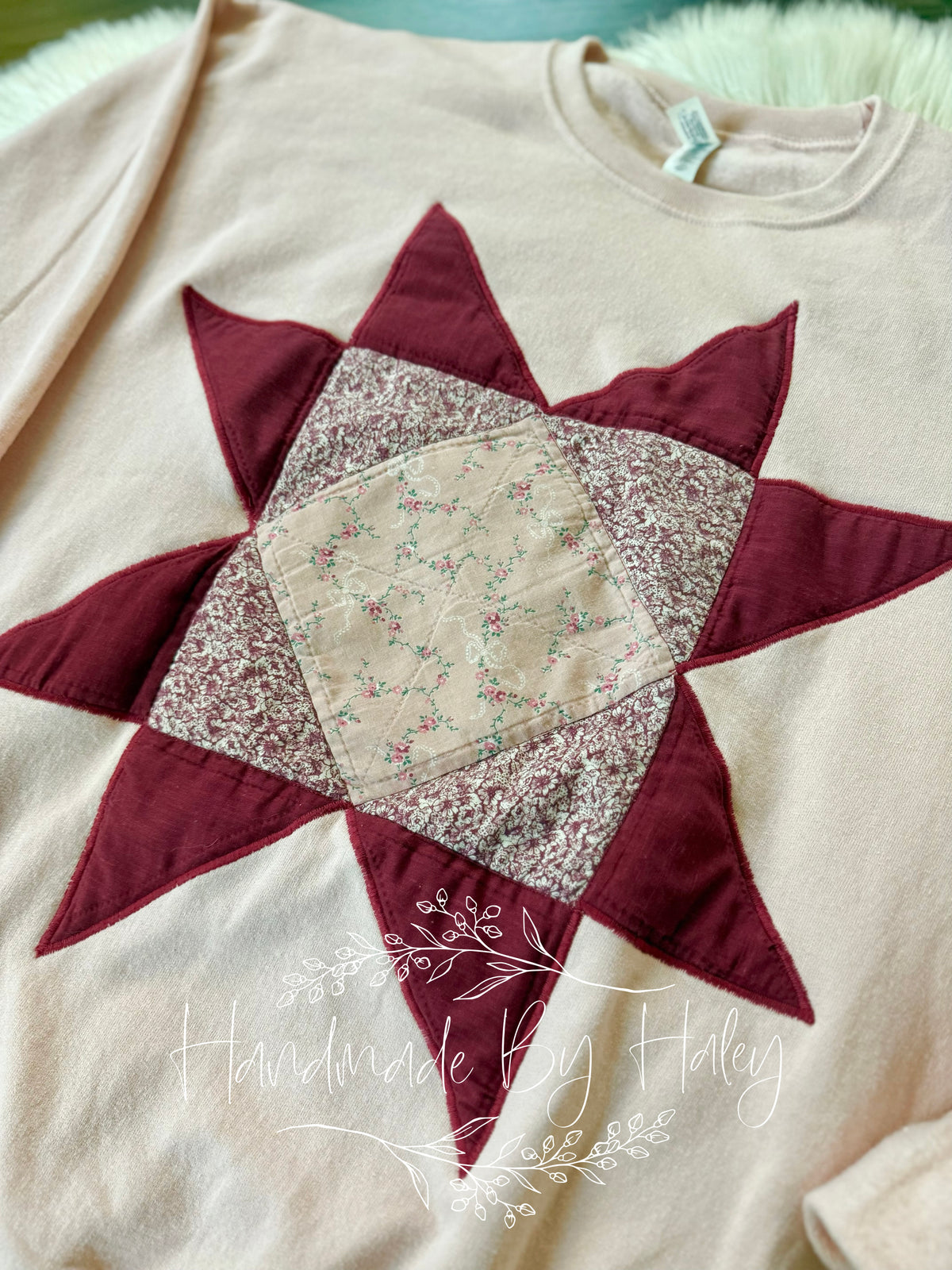 XL Quilt Star Crewneck