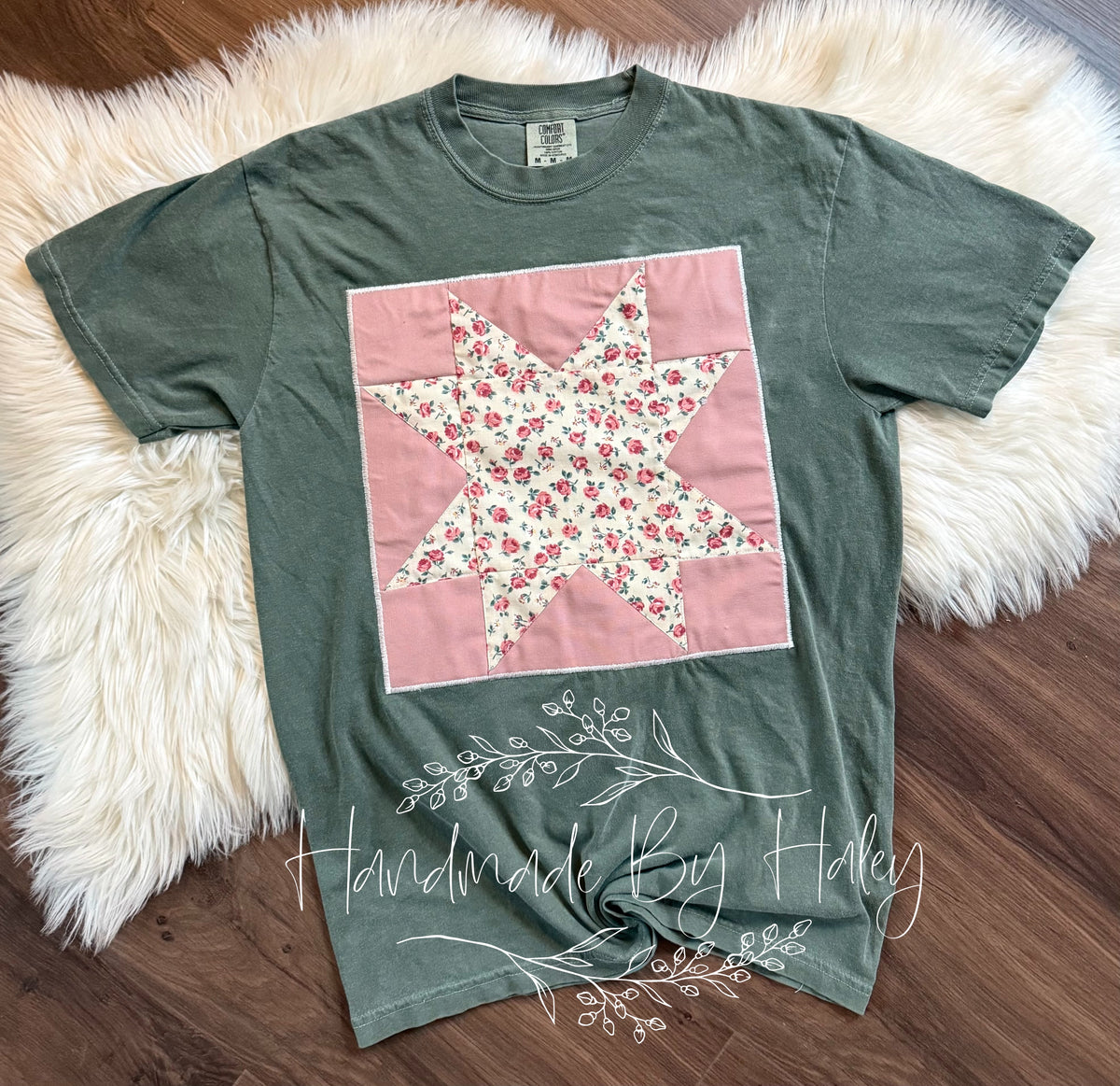 Medium Star Quilt Block T-Shirt