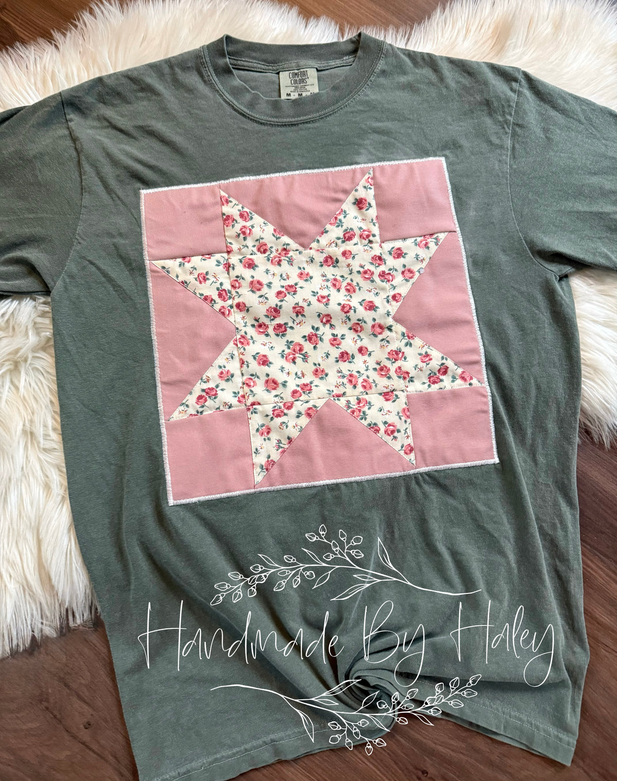 Medium Star Quilt Block T-Shirt