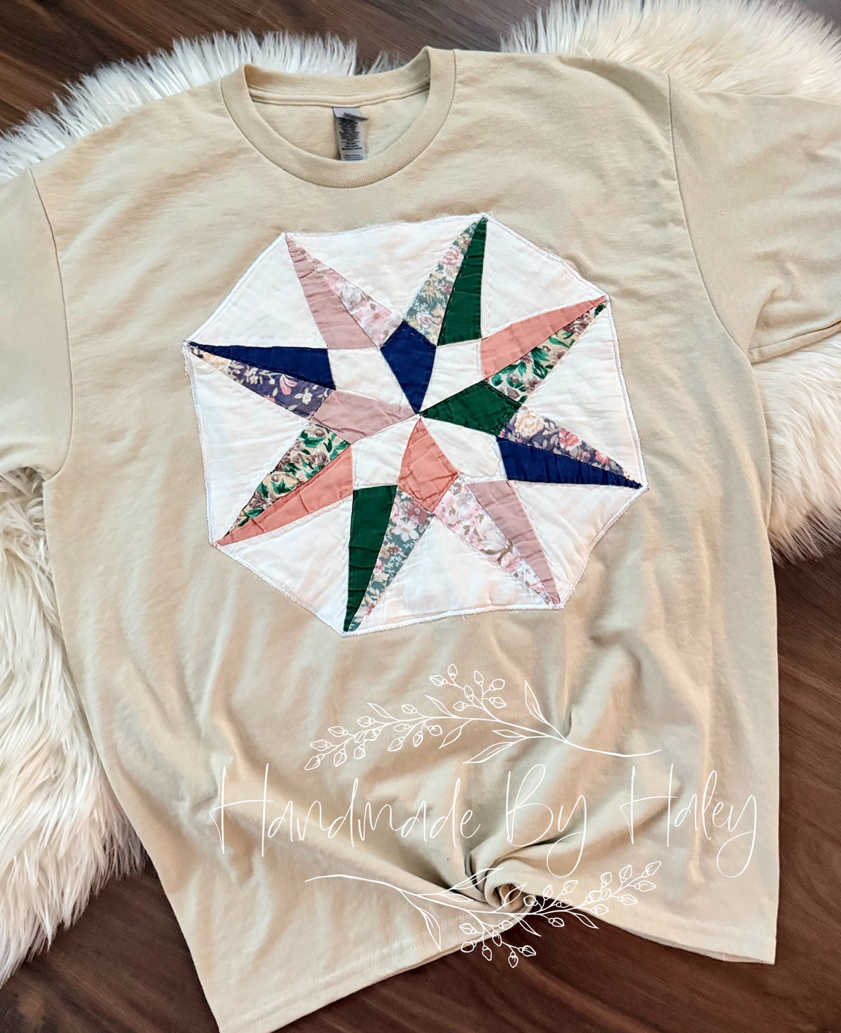 Large Quilt Star T-Shirt