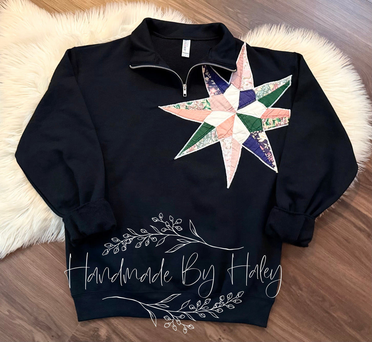 Medium Quilted Star Quarterzip
