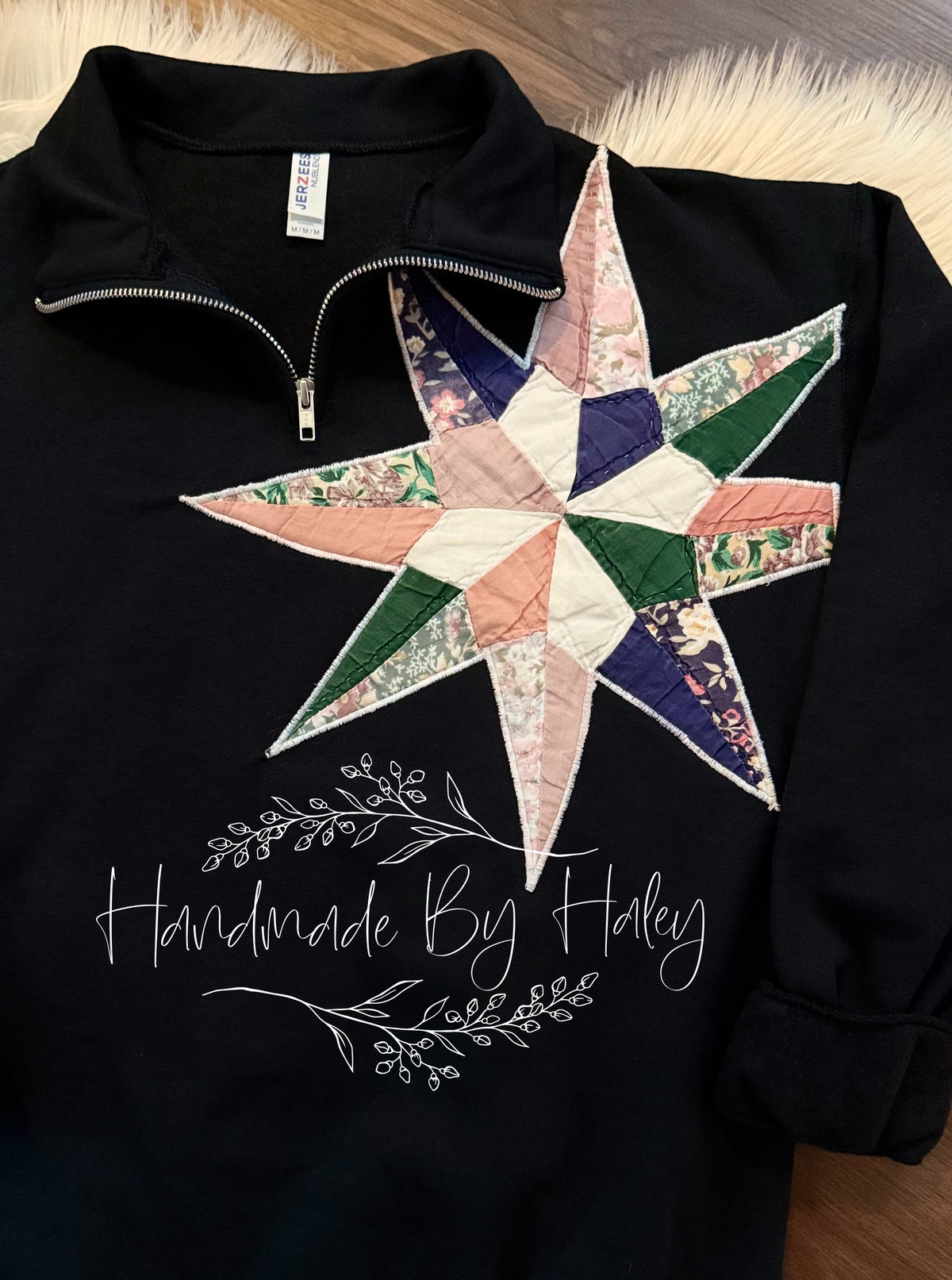Medium Quilted Star Quarterzip
