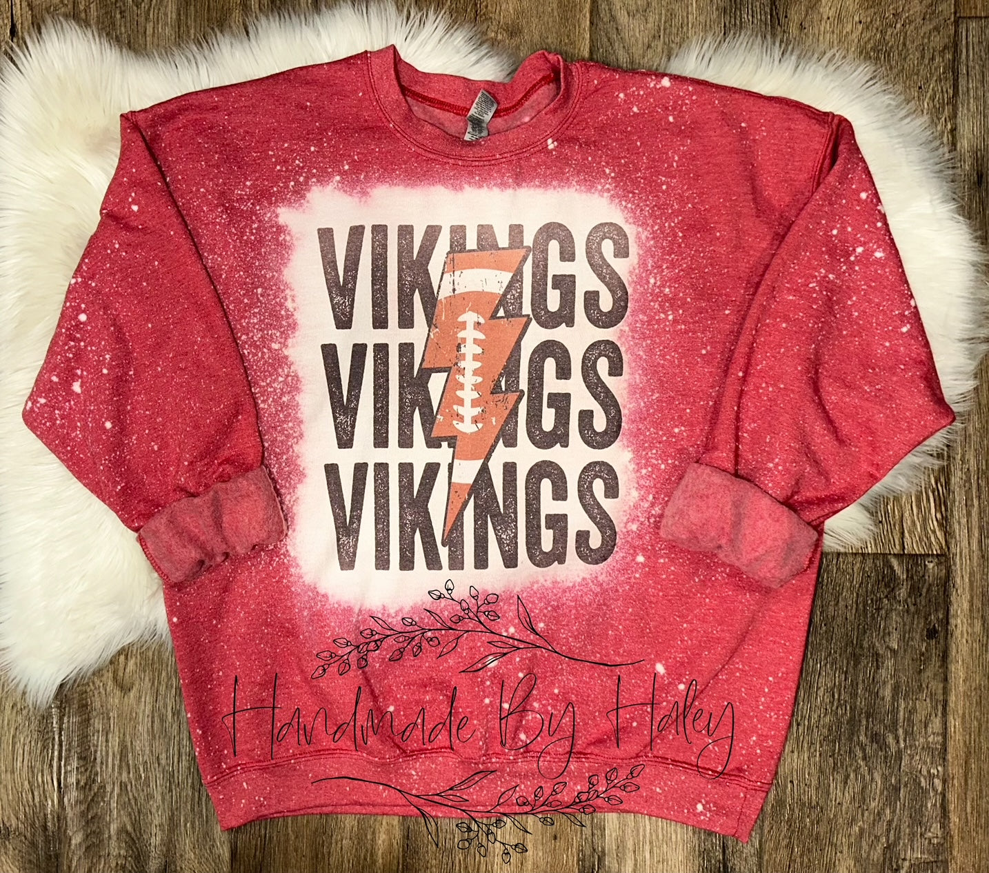 Bleached Vikings Crewneck