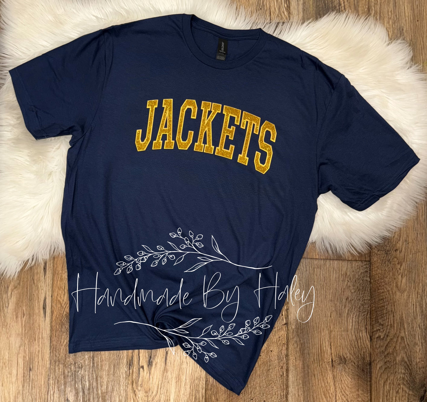 Glitter Yellow Jackets T-Shirt