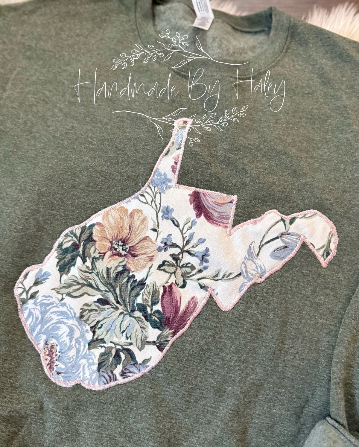 Medium Floral West Virginia Crewneck