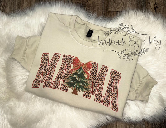 Mama Christmas Tree Crewneck