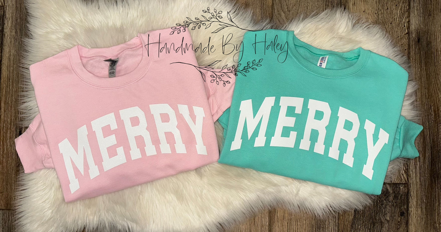 Glitter Merry 2.0 Crewneck