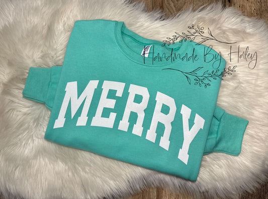 Glitter Merry 2.0 Crewneck