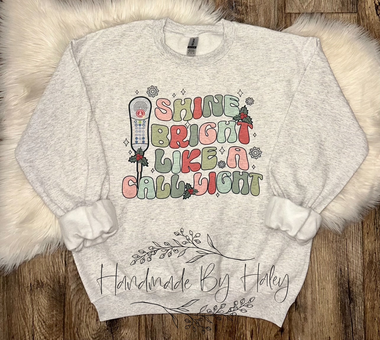 Shine Bright Call Light Crewneck