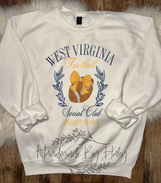 WV Football Social Club Crewneck