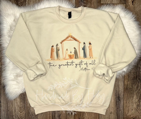 Christmas Nativity Crewneck