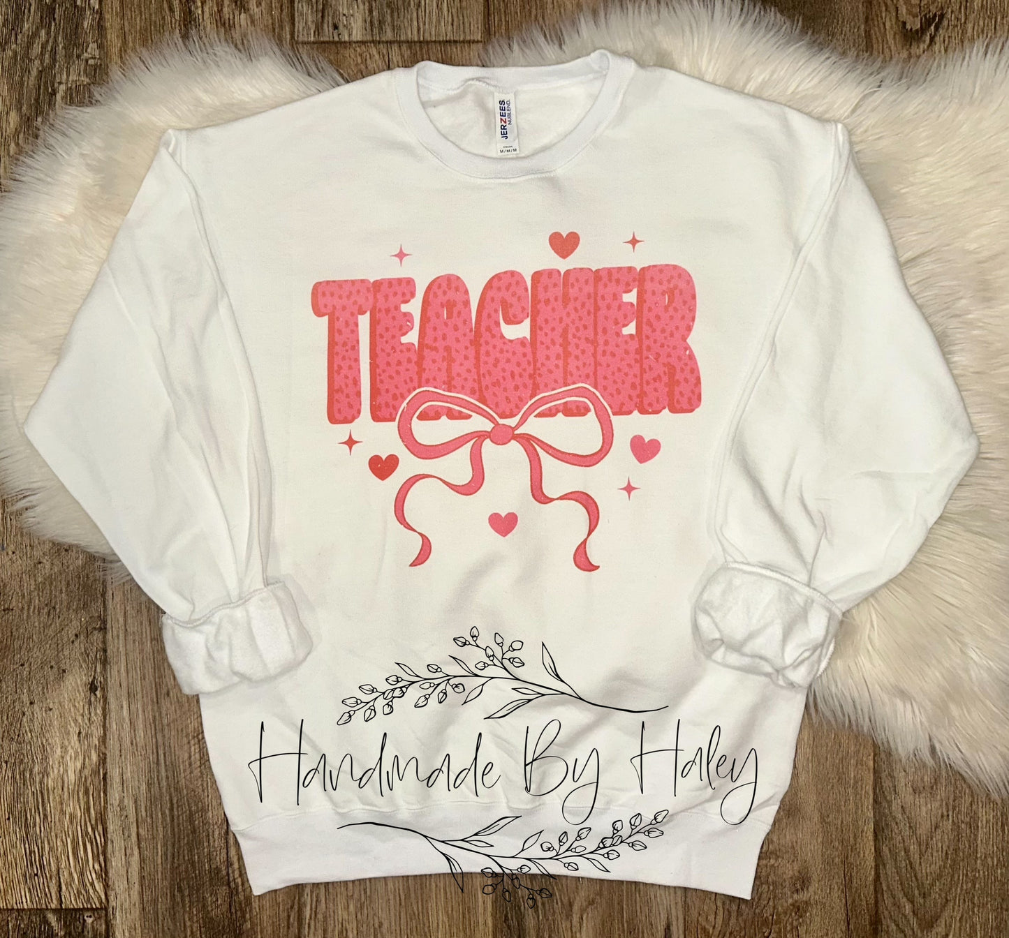 Teacher Bow Crewneck