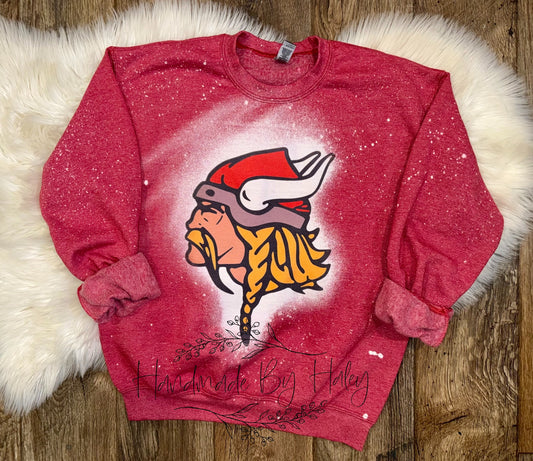 Bleached Vikings Crewneck