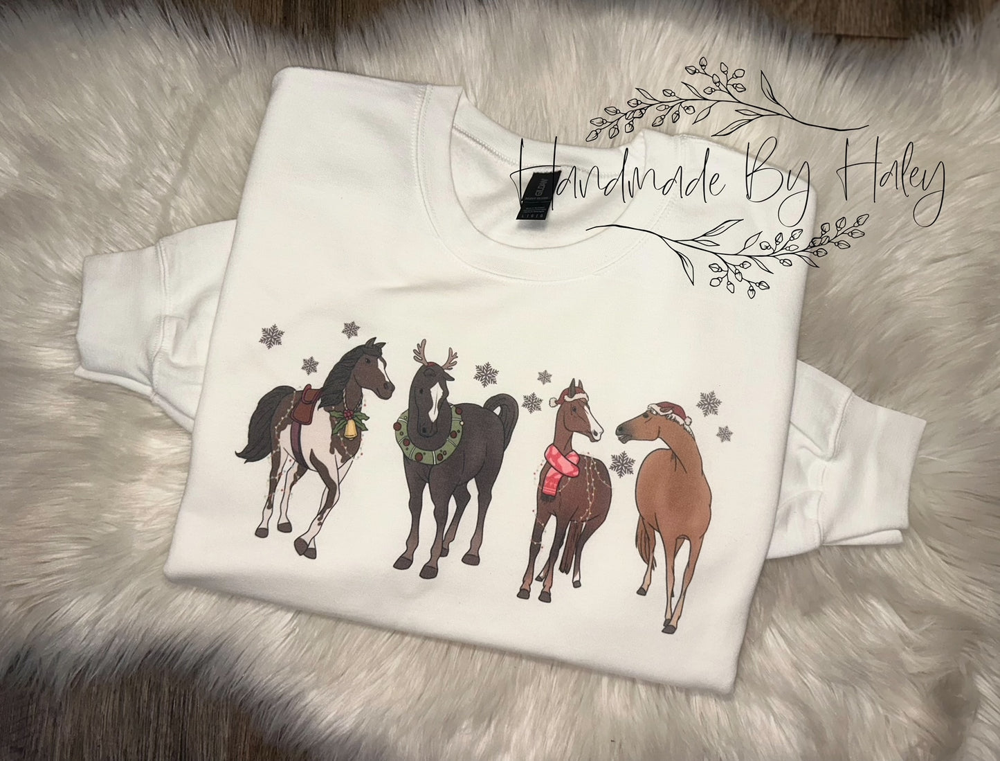 Horse Christmas Crewneck