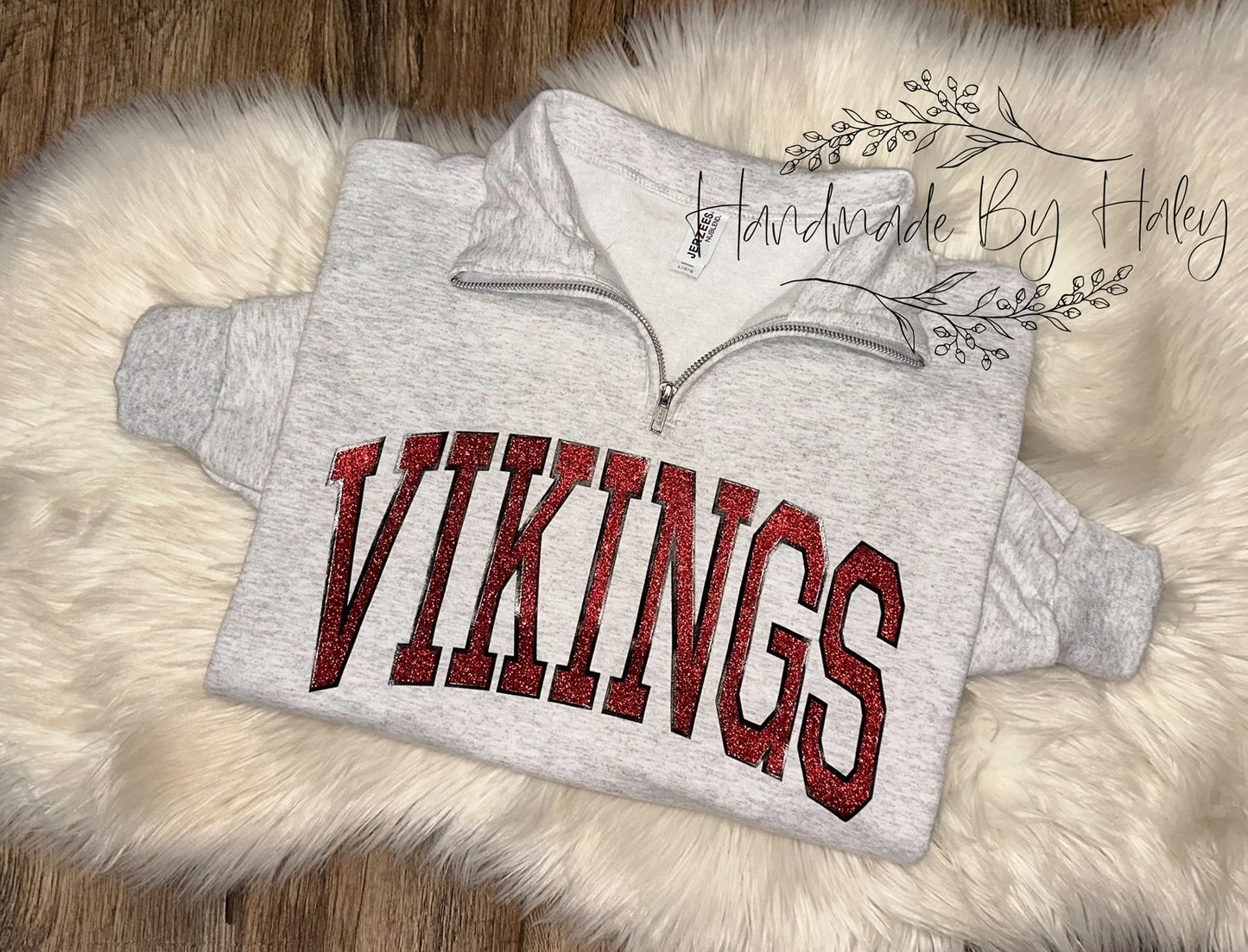 Glitter Vikings Quarter Zip