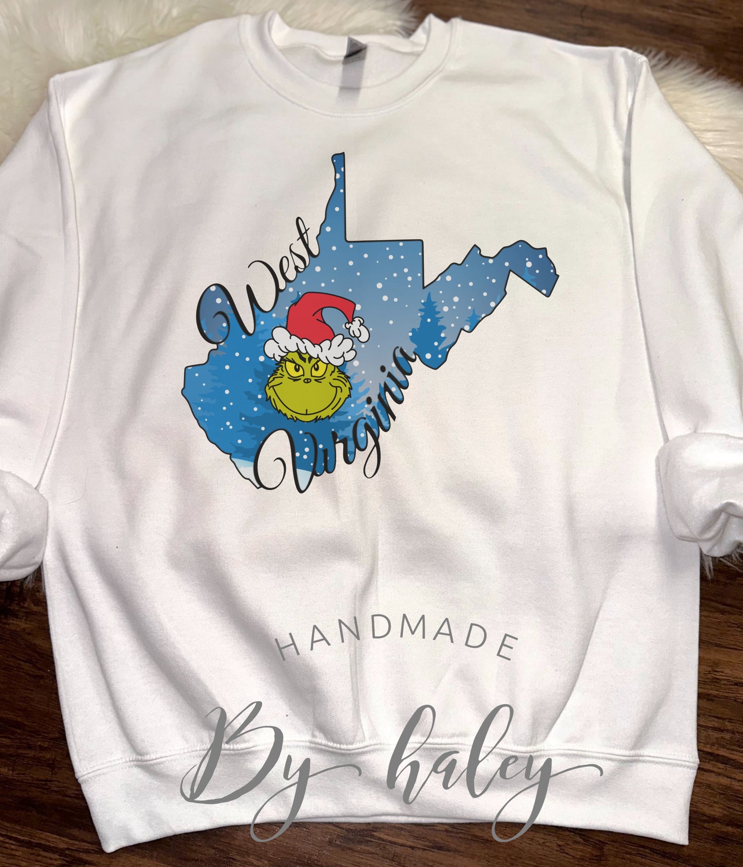 West Virginia Christmas Crewneck