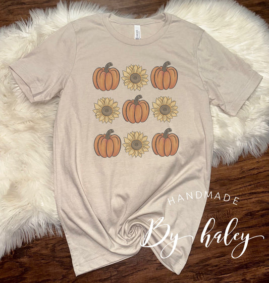 Sunflower Pumpkin T-Shirt