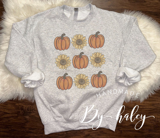 Sunflower Pumpkin Crewneck