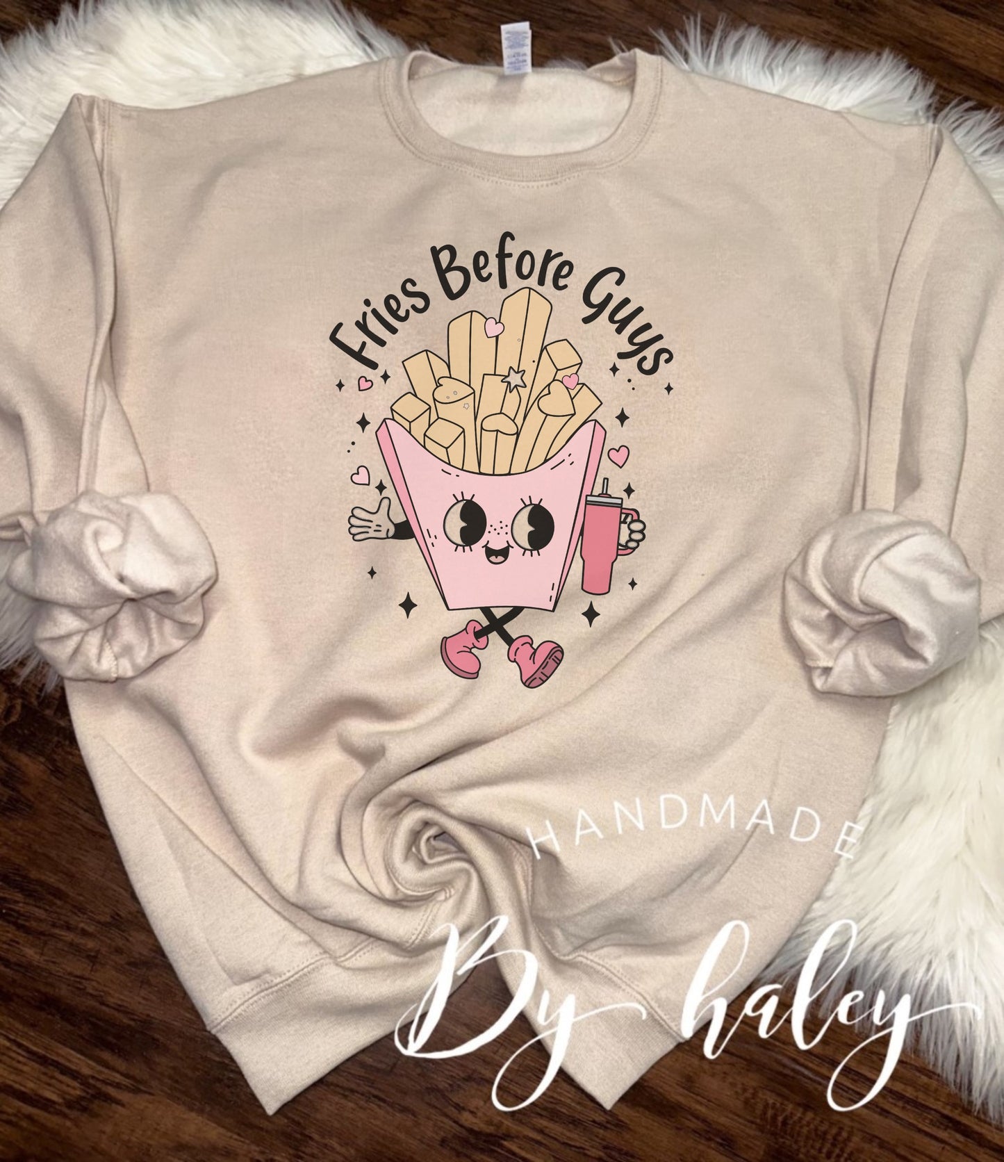 Fries Before Guys Crewneck