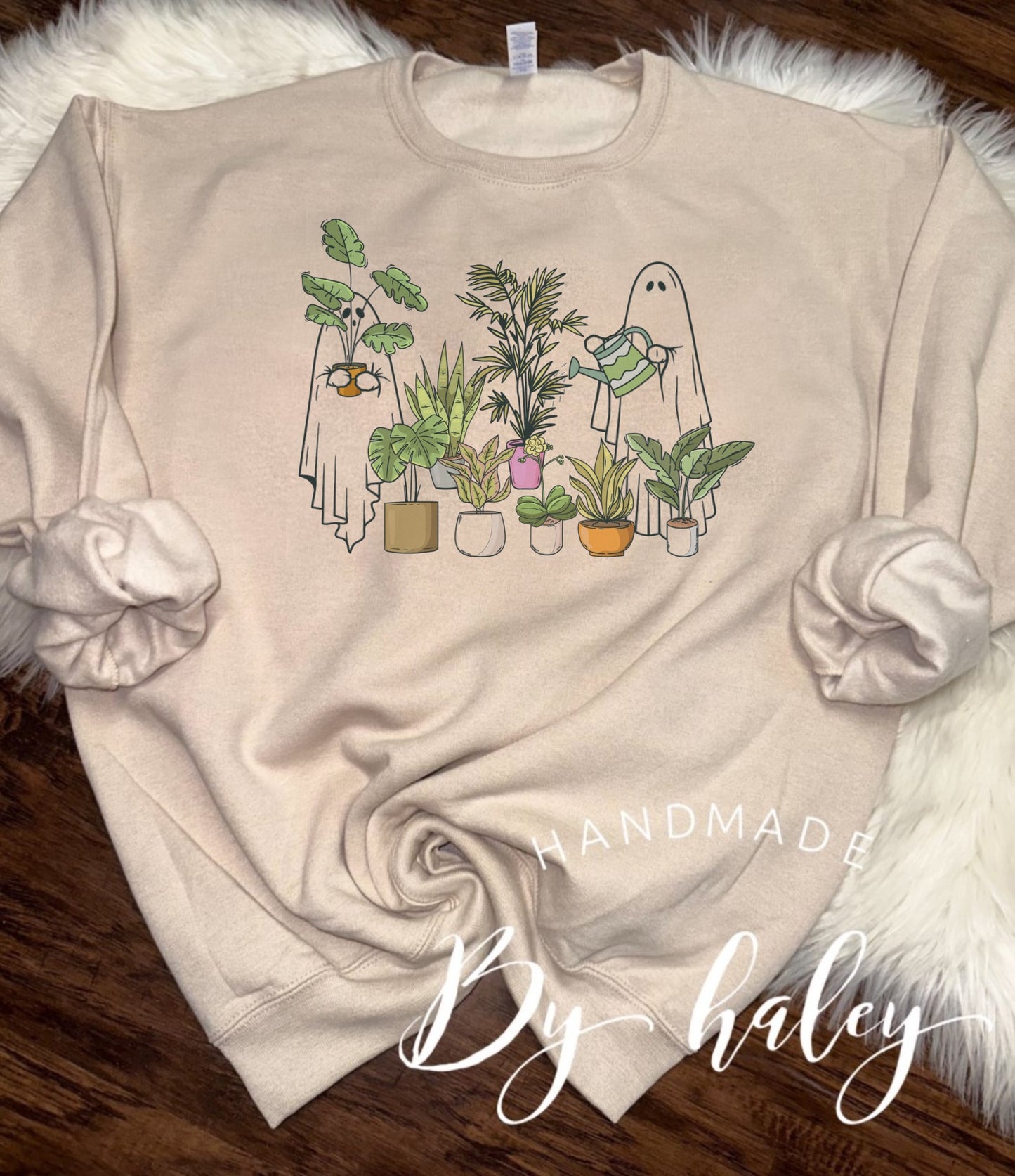 Plant Lady Ghost Crewneck