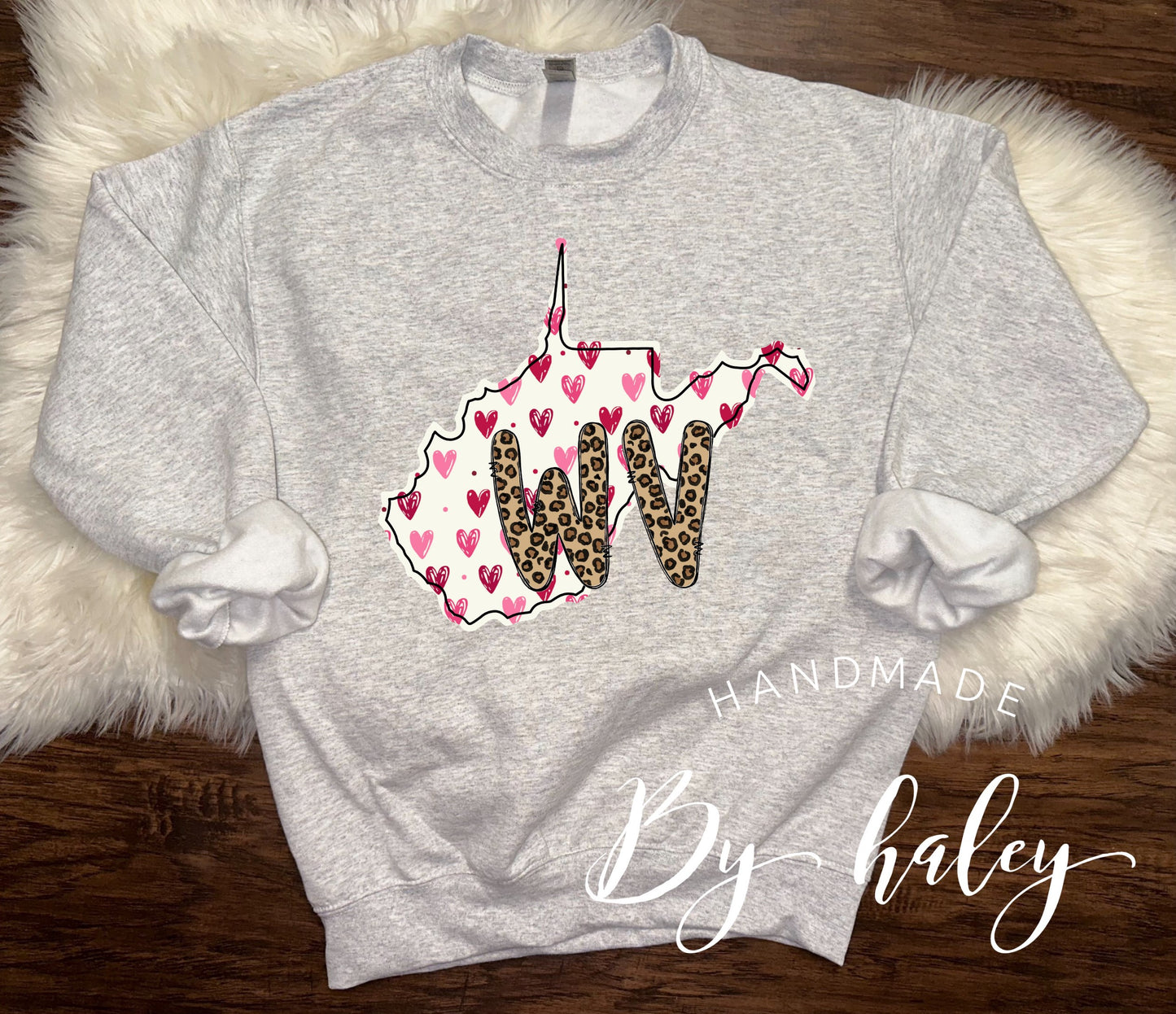 WV Heart Crewneck