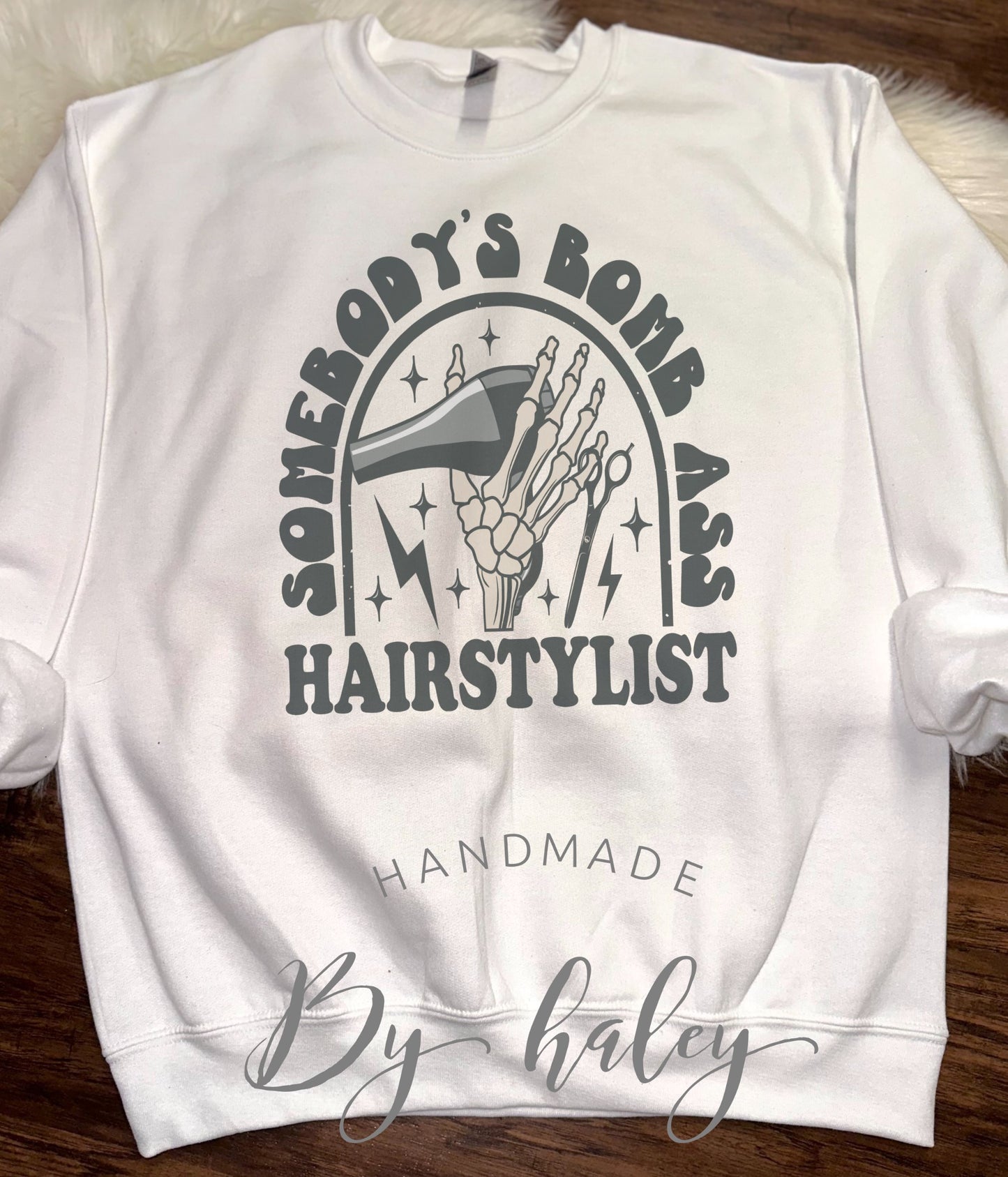 Bomb Ass Hair Stylist Crewneck