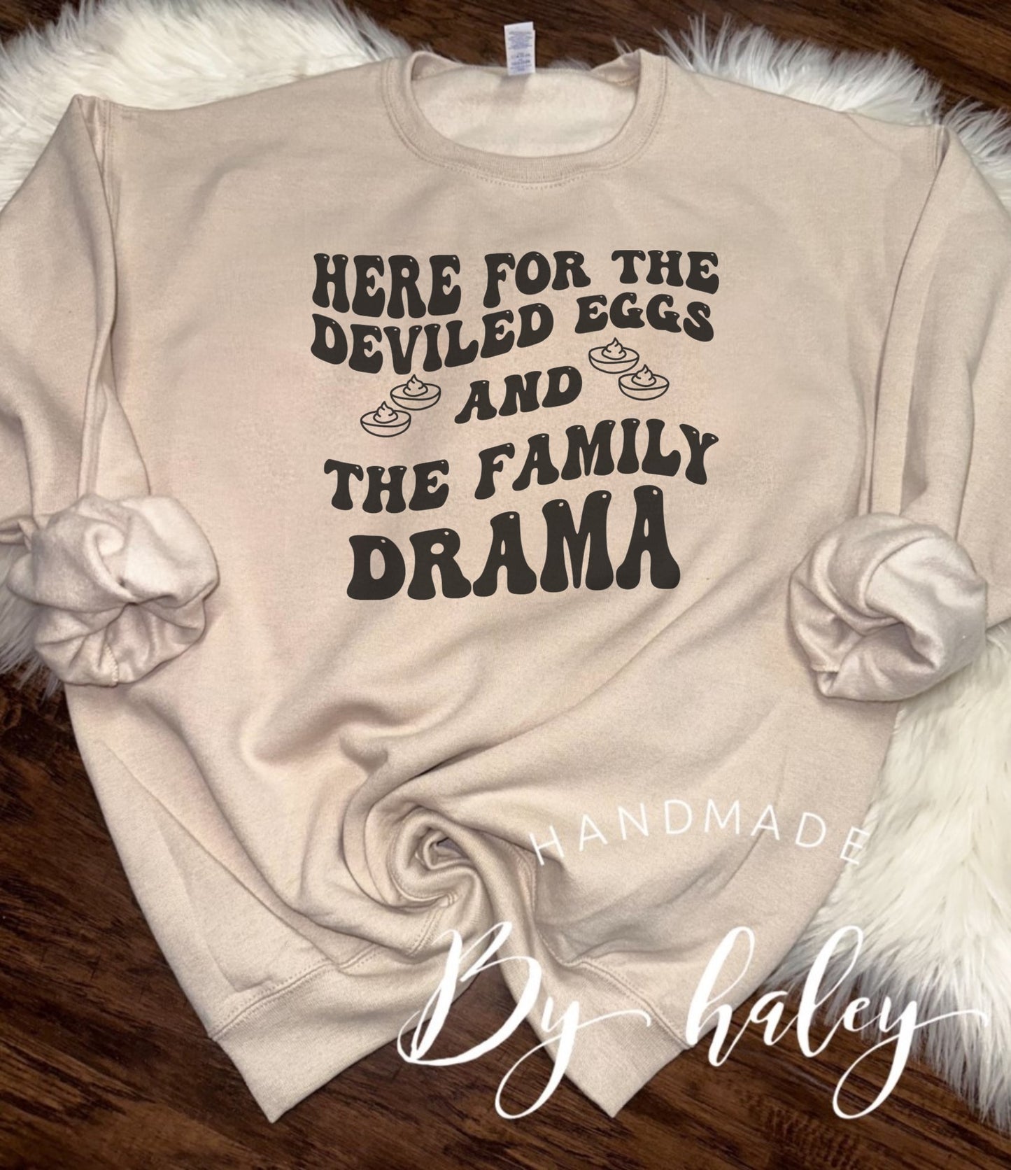 Deviled Eggs & Family Drama Crewneck