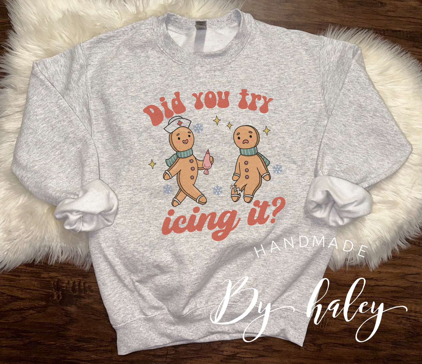 Gingerbread Icing It Nurse Crewneck