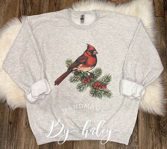 Christmas Cardinal Crewneck