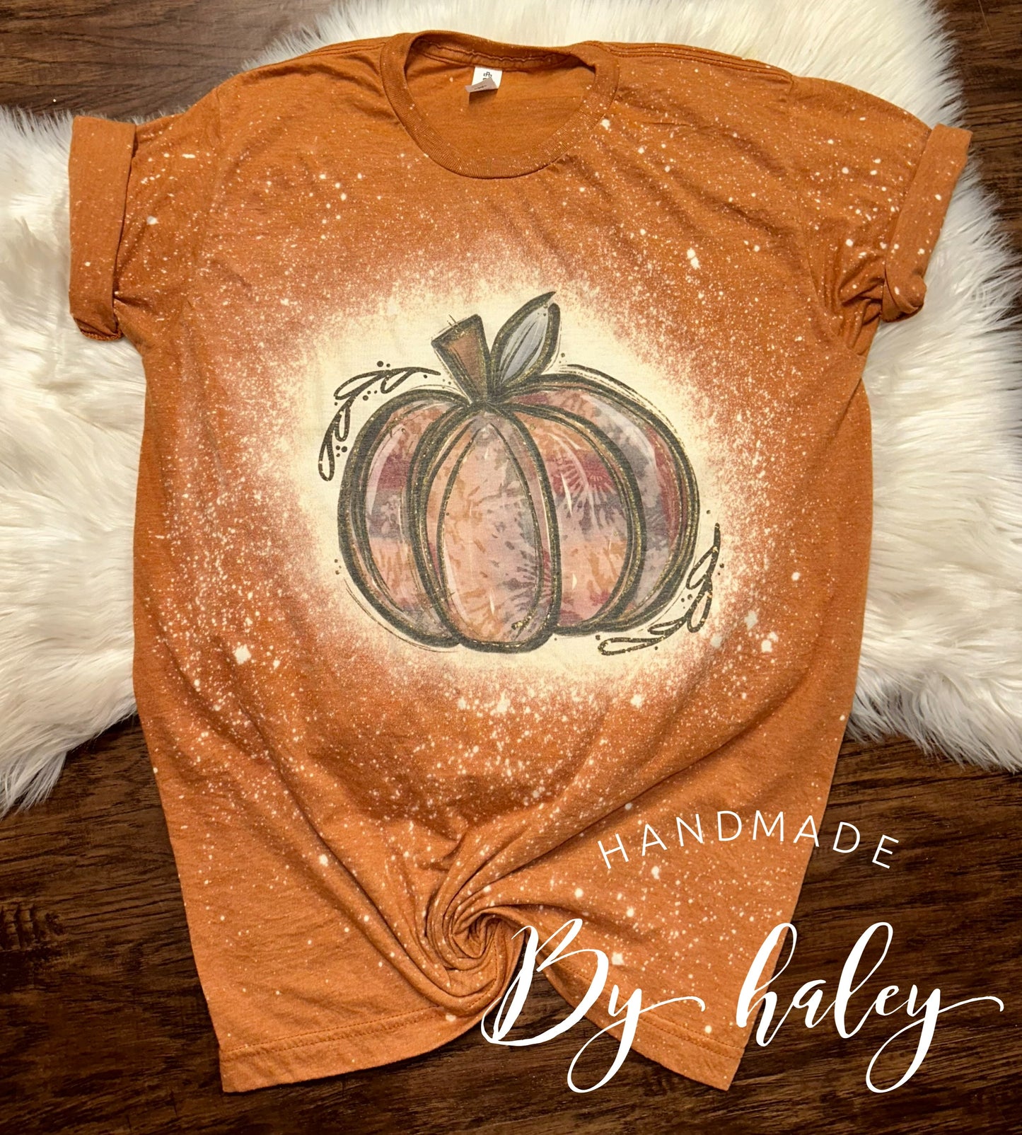 Bleached Pumpkin T-shirt