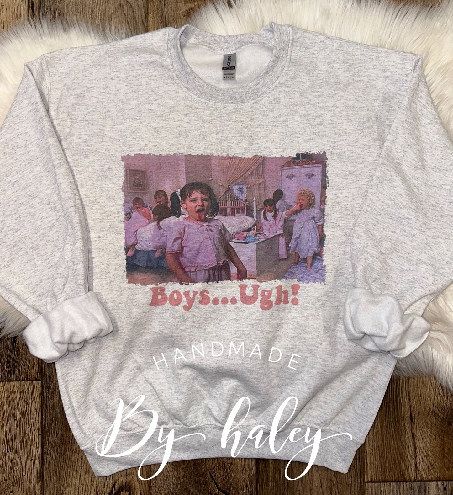 Boys....Ugh! Crewneck