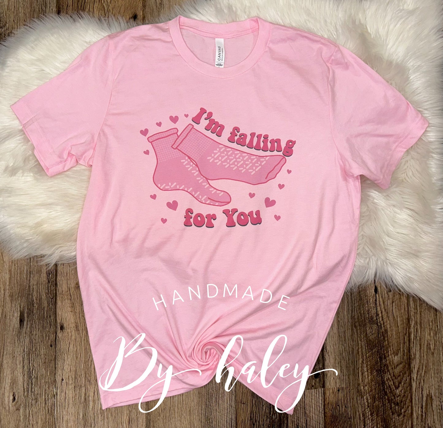 Falling For You Grippy Sock T-Shirt