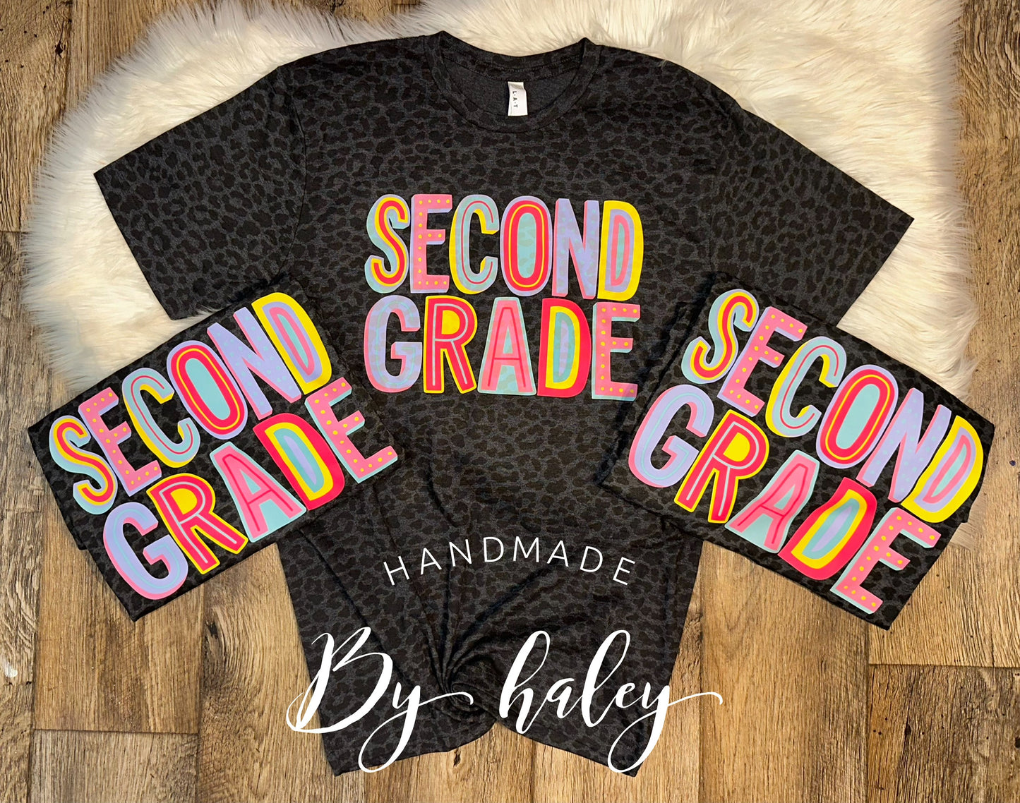 Second Grade Leopard T-Shirt