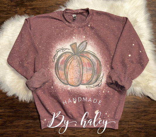 Bleached Pumpkin Crewneck